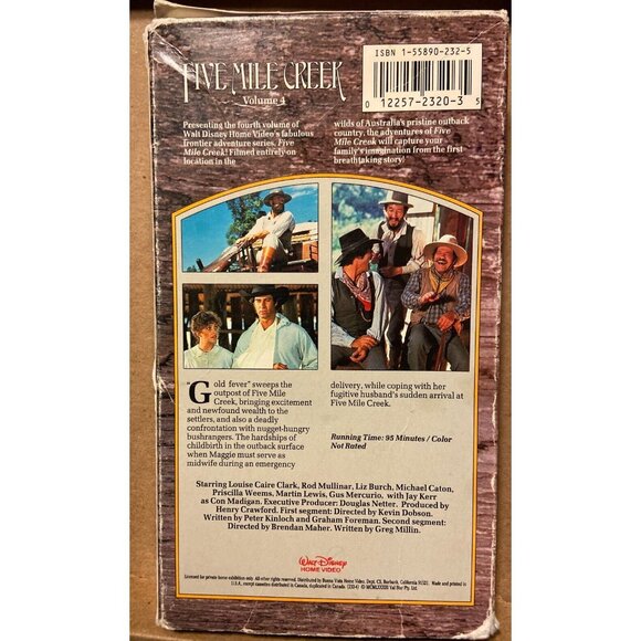 Five Mile Creek Volume 4 Disney VHS Frontier 1983 Family Adventure Classic - Picture 2 of 3